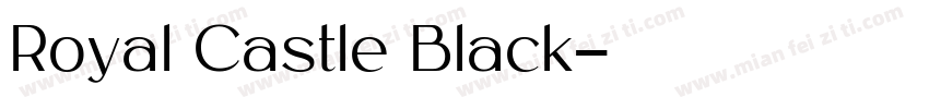 Royal Castle Black字体转换